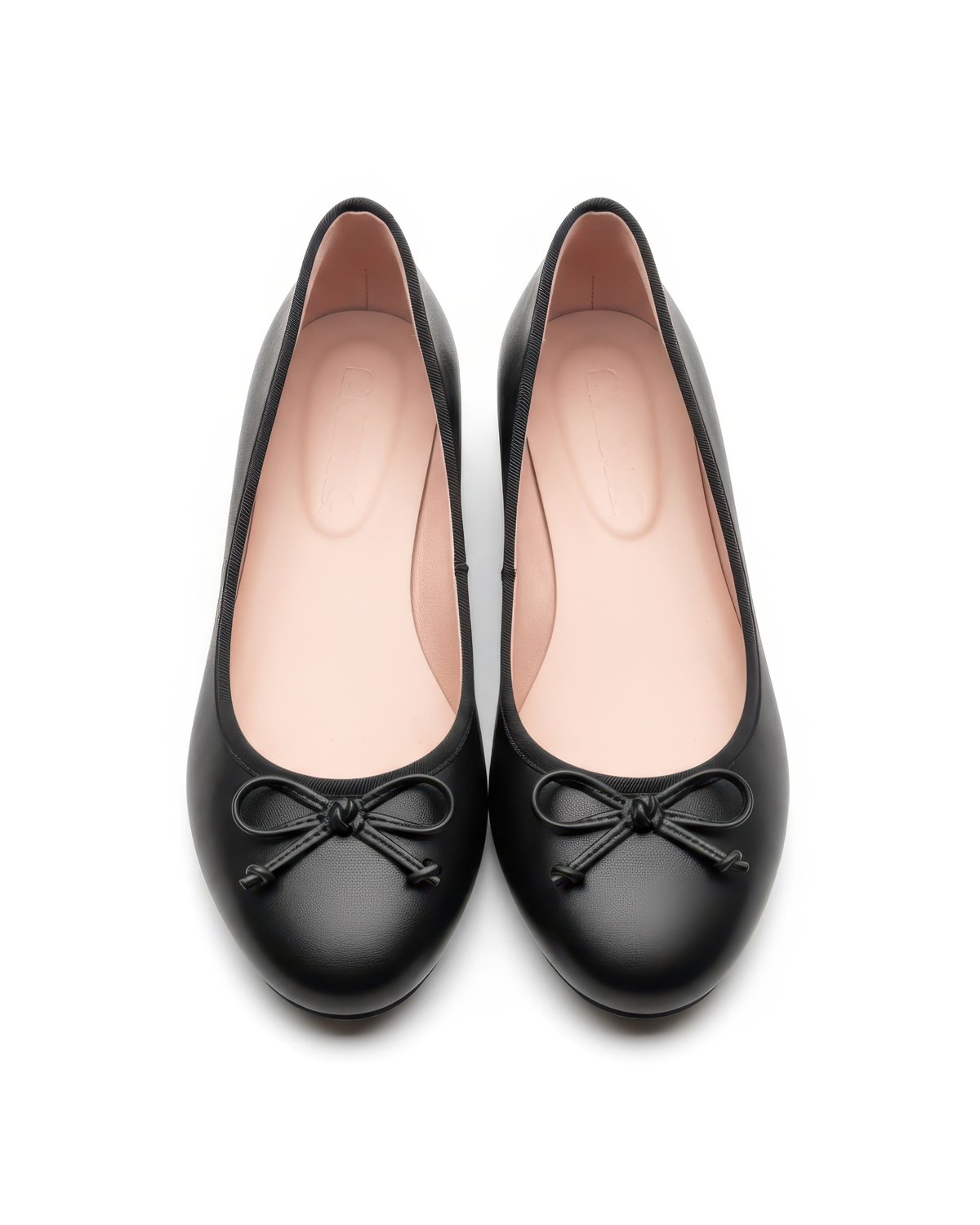 Ballet Flat — Calfskin · Black